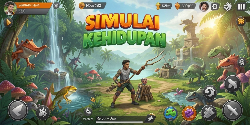 Screenshot utama 5ZK menampilkan gameplay yang mendalam dan interaktif.