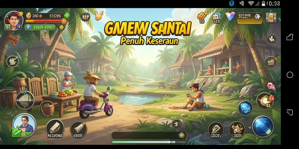 Tampilan gameplay seru dari NEWIDN yang menghibur