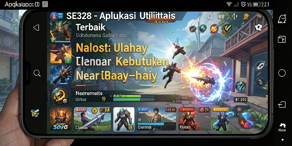 Tampilan antarmuka SE328 yang sederhana dan informatif.